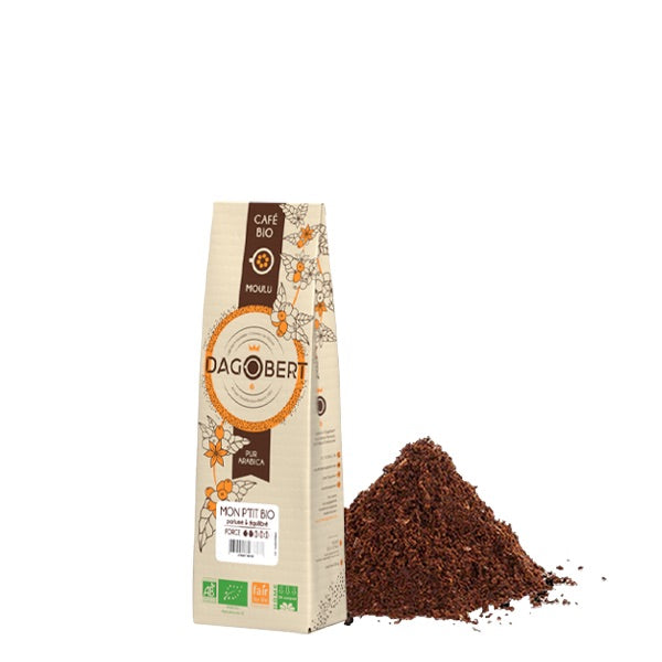 Les Cafés Dagobert -- Mon p'tit bio 100% arabica bio - moulu/filtre - 250 g